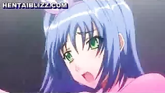 Anime Gets Pinched and Fucked in DoGGyStyle with Big Tits