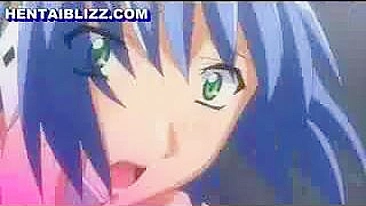 Anime Gets Pinched and Fucked in DoGGyStyle with Big Tits