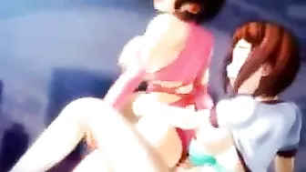 Shemale Anime Fucking - Hardcore Hentai Bareback Toon