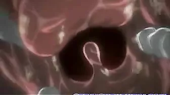 Anime Blowjob and Cum Scene with Bondage and Gangbang by Perverts