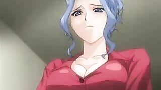 Shemale Fucks Breasts in Hardcore Hentai Anime Porn