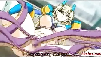 Watch Hentai Porn Video of Woman with Monster Body Tentacles Losing Virginity