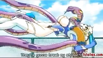 Watch Hentai Porn Video of Woman with Monster Body Tentacles Losing Virginity