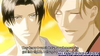 Hentai Gays Sex with Anal Pumping, Anime, ToonGay, Kiss, Fuck, Hardcore, Sex