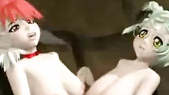 Shemale Hentai Threesome Fucked