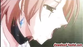 Tied up babe gets gangbanged by multiple partners in steamy hentai scene.