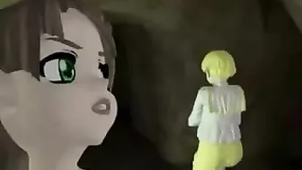 3D Shemale Hentai Handjob by Anime