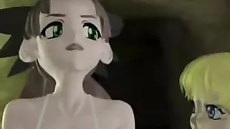 3D Shemale Hentai Handjob by Anime
