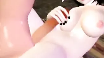 Hentai Girl with Huge Cock Gangbang, Anime Shemale Toon Hardcore Fuck