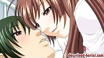 Hentai Cutie Fucks Boyfriend after Injury in Hot Anime Porn