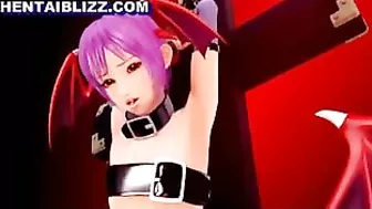 Batgirl's Bondage Fetish: Chained and Dildoed in 3D Anime