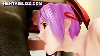 3D anime batgirl double penetration, 3d,  hentai,  batgirl,  anime,  DP