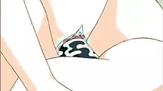 Roped and Fucked by Dildo Chicks - Tied Hentai Sex