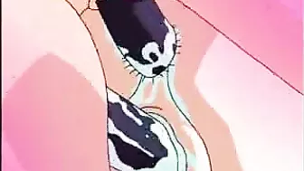 Roped and Fucked by Dildo Chicks - Tied Hentai Sex