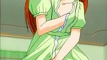 Roped and Fucked by Dildo Chicks - Tied Hentai Sex