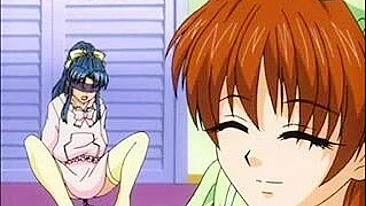 Roped and Fucked by Dildo Chicks - Tied Hentai Sex