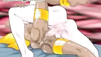 Ghetto Hentai Gets Wet Pussy Fucked by Shemale Tranny with Dick Girl