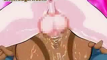 Ghetto Hentai Gets Wet Pussy Fucked by Shemale Tranny with Dick Girl