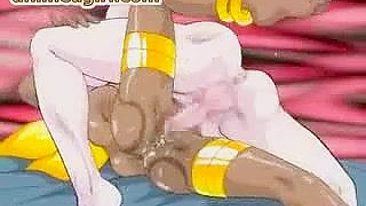 Ghetto Hentai Gets Wet Pussy Fucked by Shemale Tranny with Dick Girl