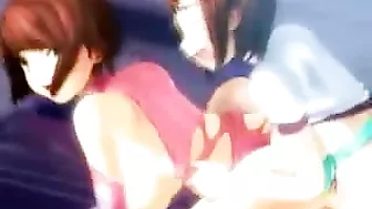 3D animated hentai with bigtits hot drilled by cute shemale anime