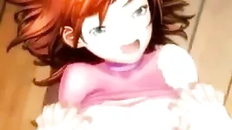 3D animated hentai with bigtits hot drilled by cute shemale anime