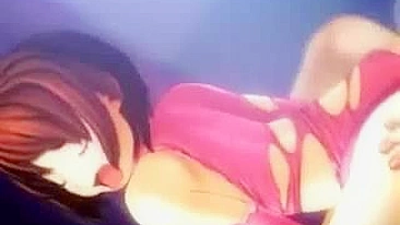 3D animated hentai with bigtits hot drilled by cute shemale anime