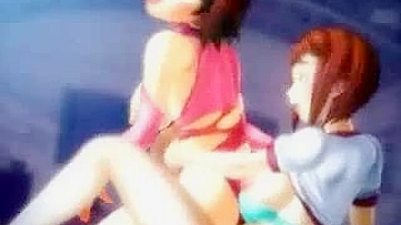 3D animated hentai with bigtits hot drilled by cute shemale anime