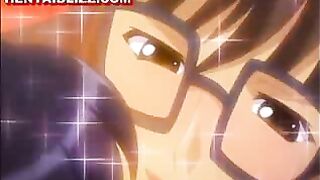Bondage hentai muzzle gets fingered, bondage, hentide, muzzle, anime, roped, tied