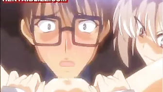 Bondage hentai muzzle gets fingered, bondage, hentide, muzzle, anime, roped, tied