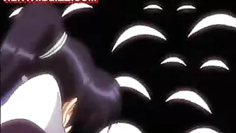 Bondage hentai muzzle gets fingered, bondage, hentide, muzzle, anime, roped, tied