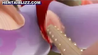 Batgirl's Dirty 3D Hentai Fingered and Dildoed