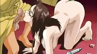 Busty Anime Milf Masturbates - Cartoon Hentai Porn Video