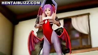 Batgirl Fingered in Bondage 3D Hentai