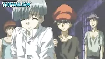 Gay Hentai Gangbang Party in Prison - 7 Boys, 1 Cell Gay Hentai Gangbang Party in Prison - 7 Boys, 1 Cell
