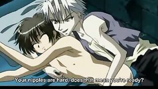 Anime Boy Gets Fingered and Fucked in Cartoon Sex Scene