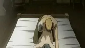 Anime Hentai Hardcore Anal Sex with Tearing and Cock