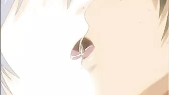 Boy Licks Firm Cock While Tied Up in Anime Porn Video