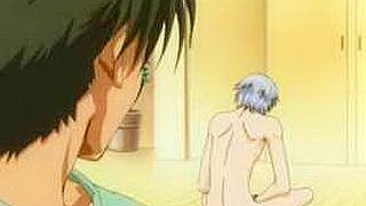Boy Licks Firm Cock While Tied Up in Anime Porn Video