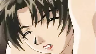 Sensual Anime Babe Gets Double-Teamed by Two Huge Cocks