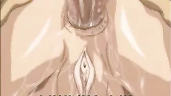 Sensual Anime Babe Gets Double-Teamed by Two Huge Cocks