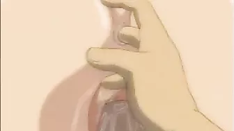 Sensual Anime Babe Gets Double-Teamed by Two Huge Cocks