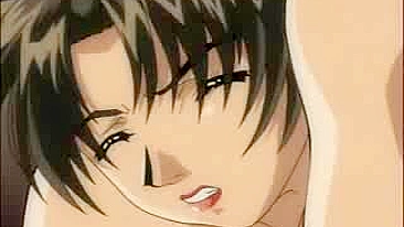 Sensual Anime Babe Gets Double-Teamed by Two Huge Cocks