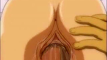 Sensual Anime Babe Gets Double-Teamed by Two Huge Cocks