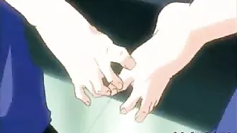 Tied Up Anime Babe Tormented, Cartoon Poen