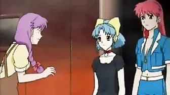 Tied Up Anime Babe Tormented, Cartoon Poen