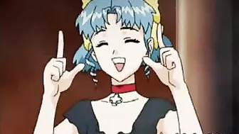 Tied Up Anime Babe Tormented, Cartoon Poen