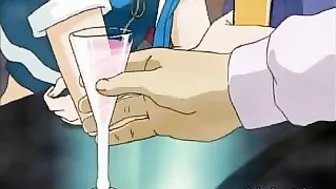 Tied Up Anime Babe Tormented, Cartoon Poen