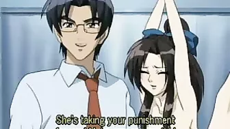 Two Lesbians Share Real and Toy Cock in Anime Scene