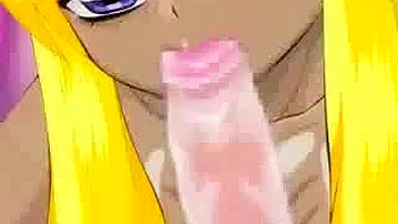 Cute TS Boygirl Gets Handjob - Shemale Licks Cock in Hentai Video