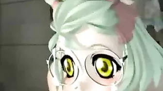 3D Busty Tied and Cum by Shemale